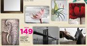 Assorted Canvas Wall Art-Each