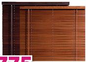 Decorland 50mm Basswood Venetian Blinds 590x600mm