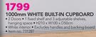 Ucan 1000mm White Built In Cupboard