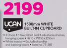 Ucan 1500mm White Built In Cupboard