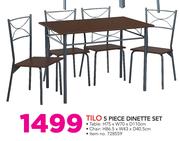 Tilo 5 Piece Dinette Set