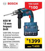 Bosch 650W 13mm Impact Drill 646309