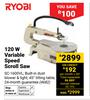 Ryobi 120W Variable Speed Scroll Saw SC-1600VL 4682