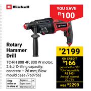 Einhell Rotary Hammer Drill 768756