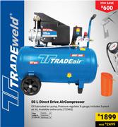 Tradeair 50Ltr Direct Drive Air Compressor 772463