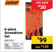 Grip 6-Piece Screwdriver Set 601101