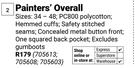 Beck Painters' Overall 