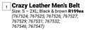 Beck Crazy Leather Men's Belt-Each