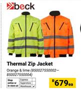 Beck Thermal Zip Jacket-Each
