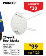 Pioneer 20-Pack Dust Mask 782347