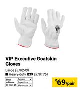 Vip Executive Goatskin Gloves (Large) 570240-Per  Pair