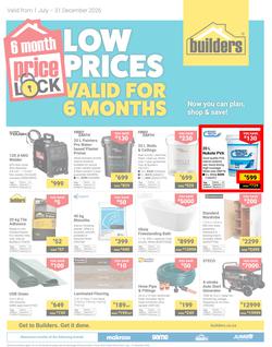 Builders : Price Lock (01 July - 31 December 2026), page 1