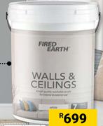 Fired Earth 20L Walls & Ceilings 561201