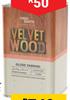 Fired Earth 5L Velvet Wood Gloss Varnish 529041