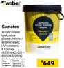 Weber Gamatex 850036423001-850036423008