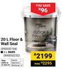 Fired Earth Floor & Wall Seal 850032104-20Ltr