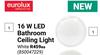Eurolux 16W LED Bathroom Ceiling Light (White) 850047229
