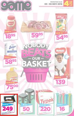 Game Namibia : Windhoek (3 Nov - 6 Nov 2016), page 1