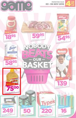 Game Namibia : Windhoek (3 Nov - 6 Nov 2016), page 1