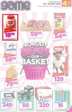 Game Namibia : Windhoek (3 Nov - 6 Nov 2016), page 1