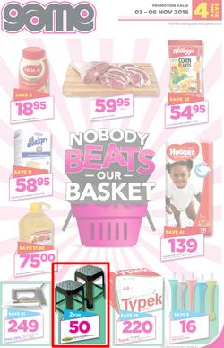 Game Namibia : Windhoek (3 Nov - 6 Nov 2016), page 1