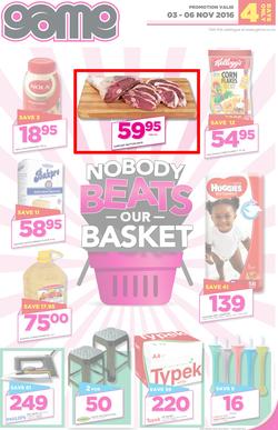 Game Namibia : Windhoek (3 Nov - 6 Nov 2016), page 1
