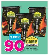 Campmaster Briquettes-For 3