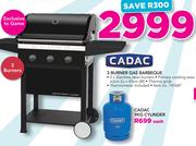 Cadac 3 Burner Gas Barbeque