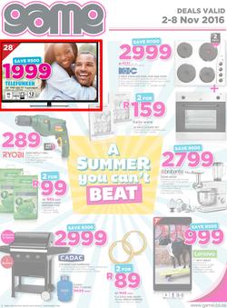 Game : A Summer You Can't Beat (2 Nov - 8 Nov 2016), page 1