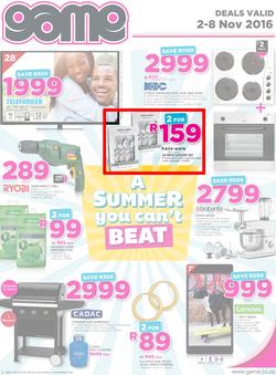 Game : A Summer You Can't Beat (2 Nov - 8 Nov 2016), page 1