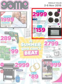 Game : A Summer You Can't Beat (2 Nov - 8 Nov 2016), page 1