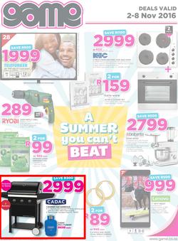 Game : A Summer You Can't Beat (2 Nov - 8 Nov 2016), page 1
