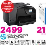 HP 8710 4 In 1 Office Jet Colour Printer