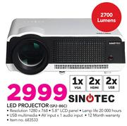 Sinotec LED Projector SPJ-86C