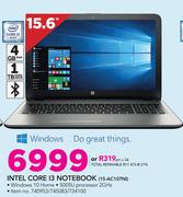 HP 15.6" Intel Core i3 Notebok 15-AC107NI