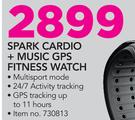 TomTom Spark Cardio + Music GPS Fitness Watch