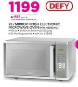 Defy 28Ltr Mirror Finish Electronic Microwave Oven MW M2822MG