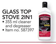 Weiman Glass Top Stove Cleaner 2In1