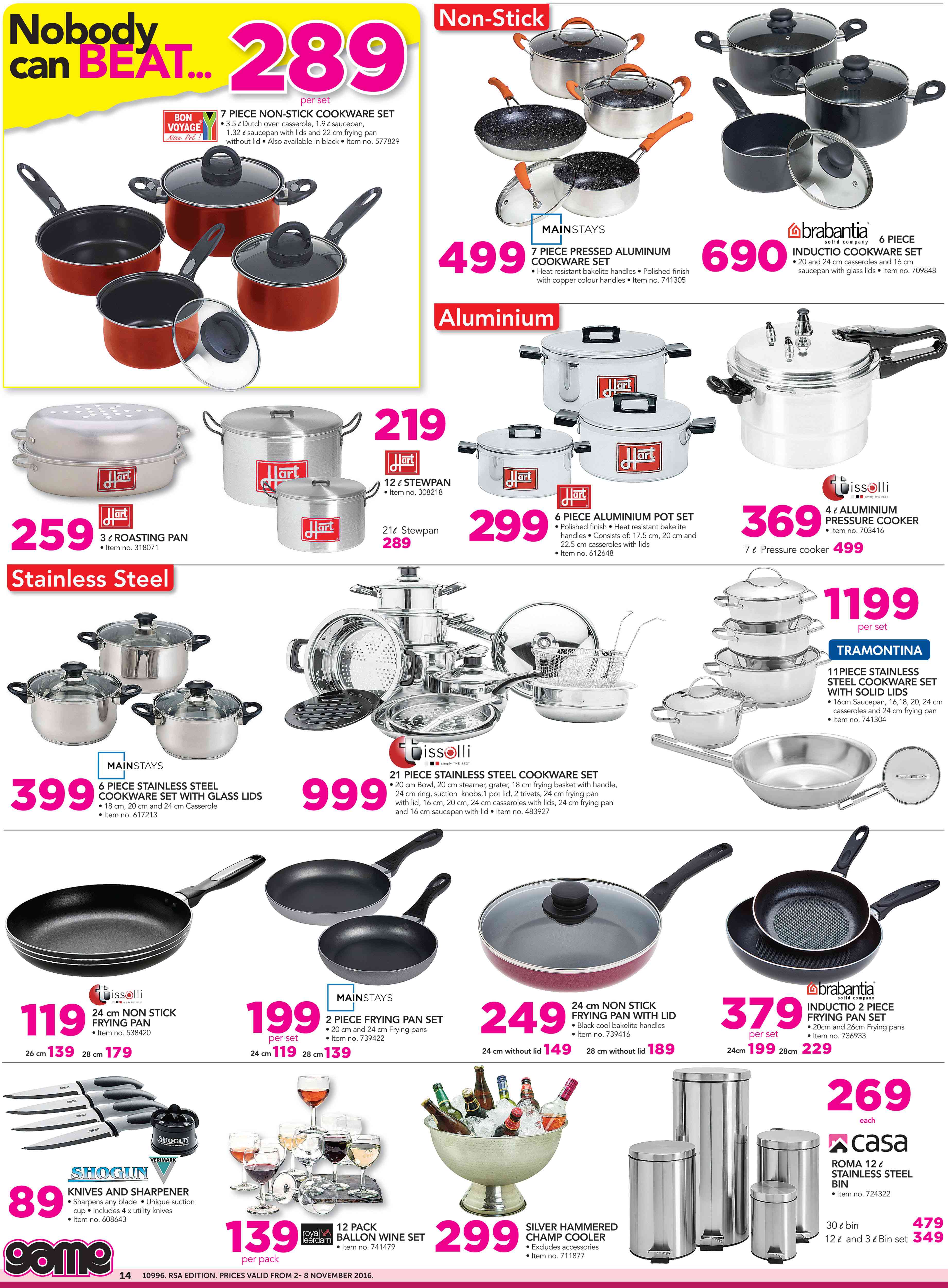 Special Hart 6 Piece Aluminium Pot Set Www guzzle co za