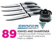Shogun Knives And Sharpener