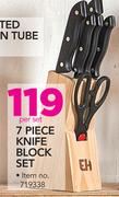 7 Piece Knife Block Set-Per Set