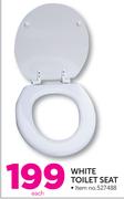 Always Home White Toilet Seat