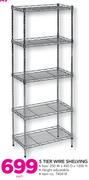 5 Tier Wire Shelving