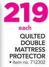 Sheraton Quilted Double Mattress Protector