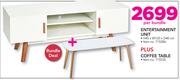 Entertainment Unit + Coffee Table-Per Bundle