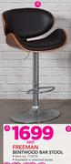 Freeman Bentwood Bar Stool-Each