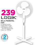 Logik 40cm Pedestal Fan
