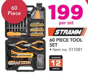 Stramm 60 Piece Tool Set-Per Set