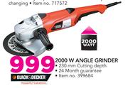 Black & Decker 2000W Angle Grinder