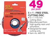 Tork Craft 5+1 Free Steel Cutting Disc-Per Pack